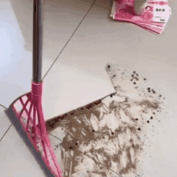 Gif detalle de la Escoba de silicona
